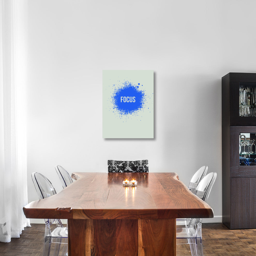 "Focus Splatter Poster 1" Fine Art Print