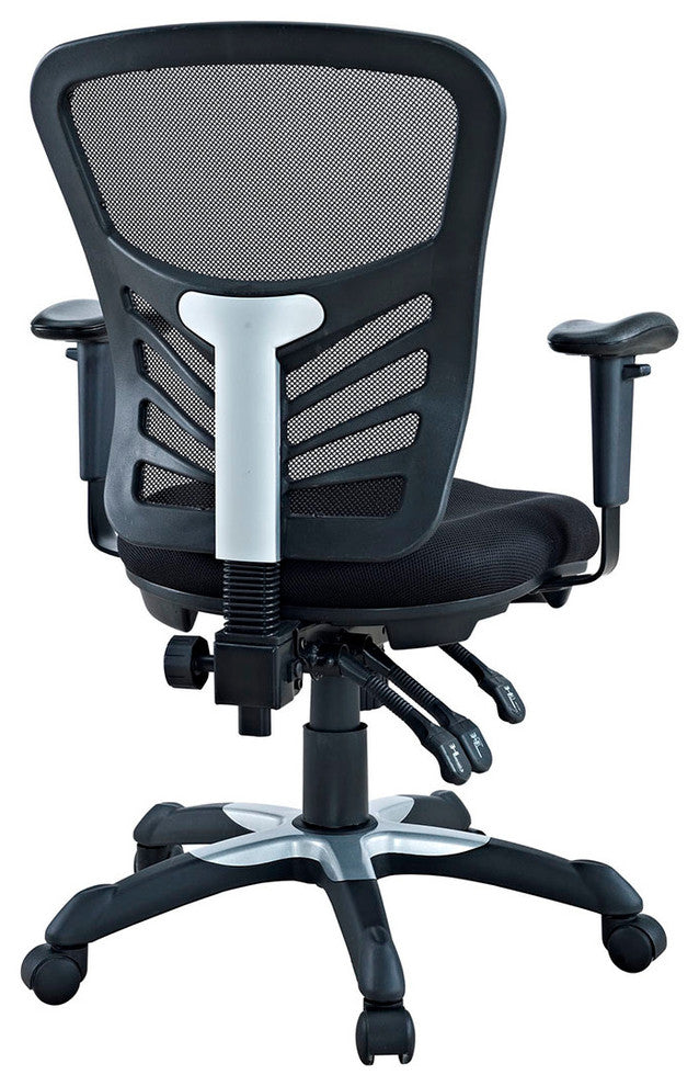 Cool Office Desk Chair, "Summit", Black