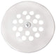 Beehive Grid Bath Waste - 22" Make-Up, 20 Ga. Tubing In Oil Rubbed Bronze, Powder Coated White