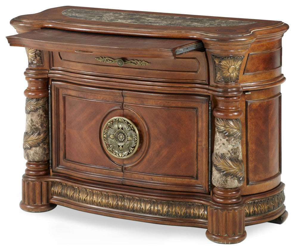 Aico Amini Villa Valencia Bachelors Chest in Classic Chestnut