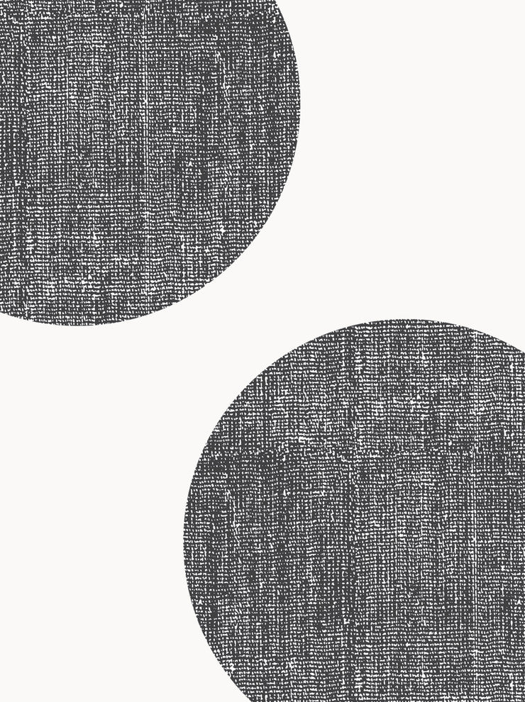 Textured Dots Vinyl Wall Sticker, 6 Inch, Black