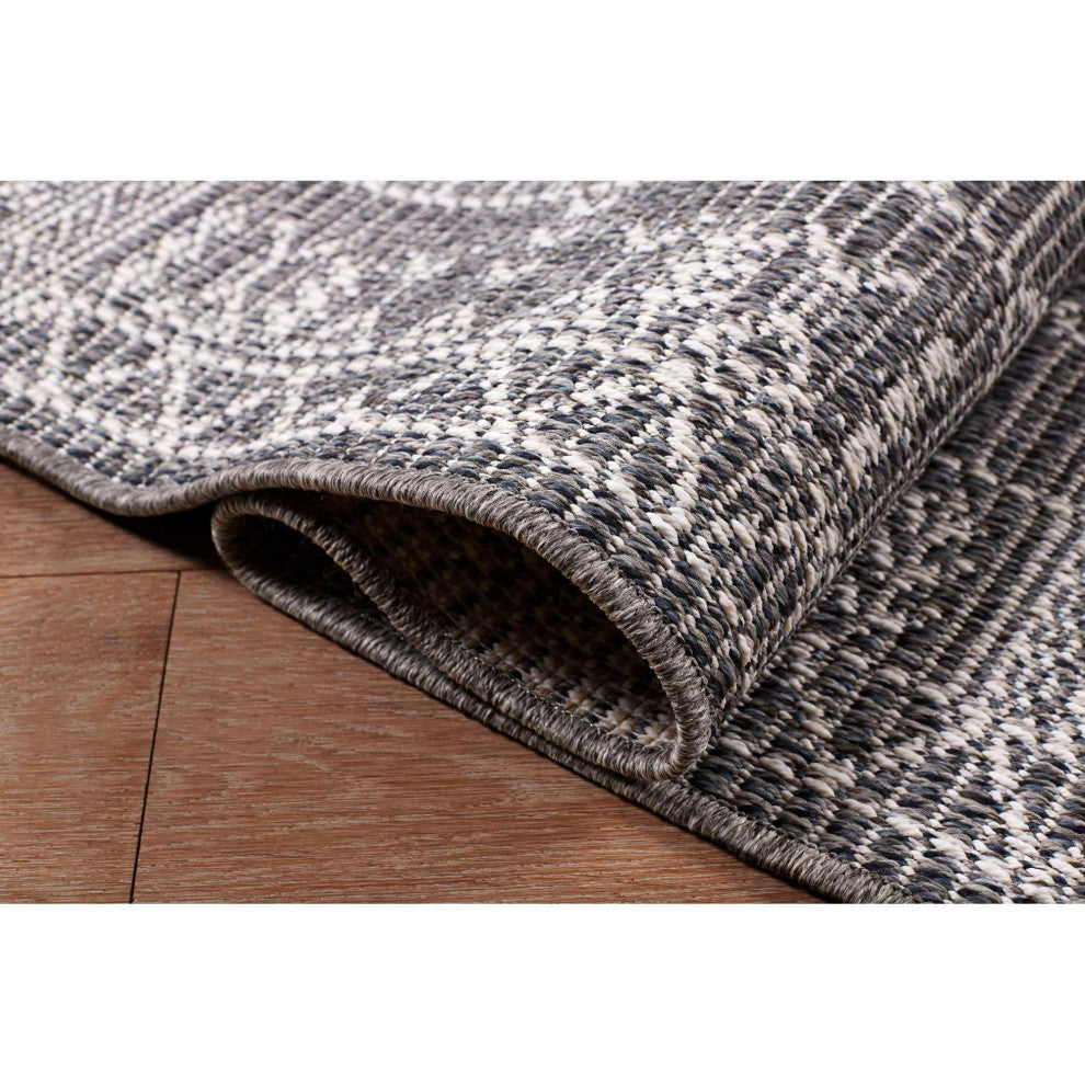 Pavilion Medallion Area Rug, Gray, 8'10"x11'10"