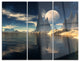 "Antara Alien Planet" Photography Metal Wall Art, 3 Panels, 36"x28"