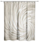 Beige Calming Vortex 71x74 Shower Curtain