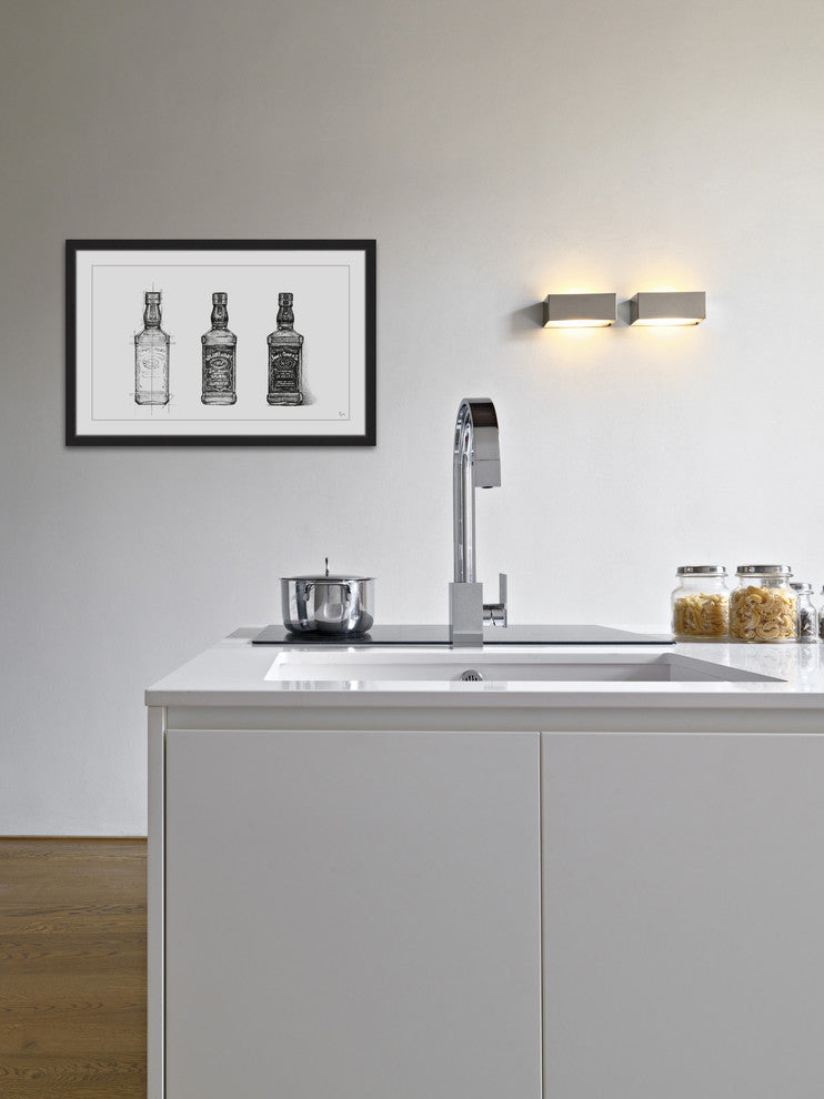 "Whiskey Patented" Framed Painting Print, 45"x30"