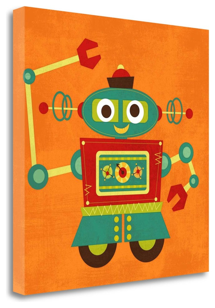 "Robot 2" By Nancy Lee, Giclee Print on Gallery Wrap Canvas, Ready to Hang