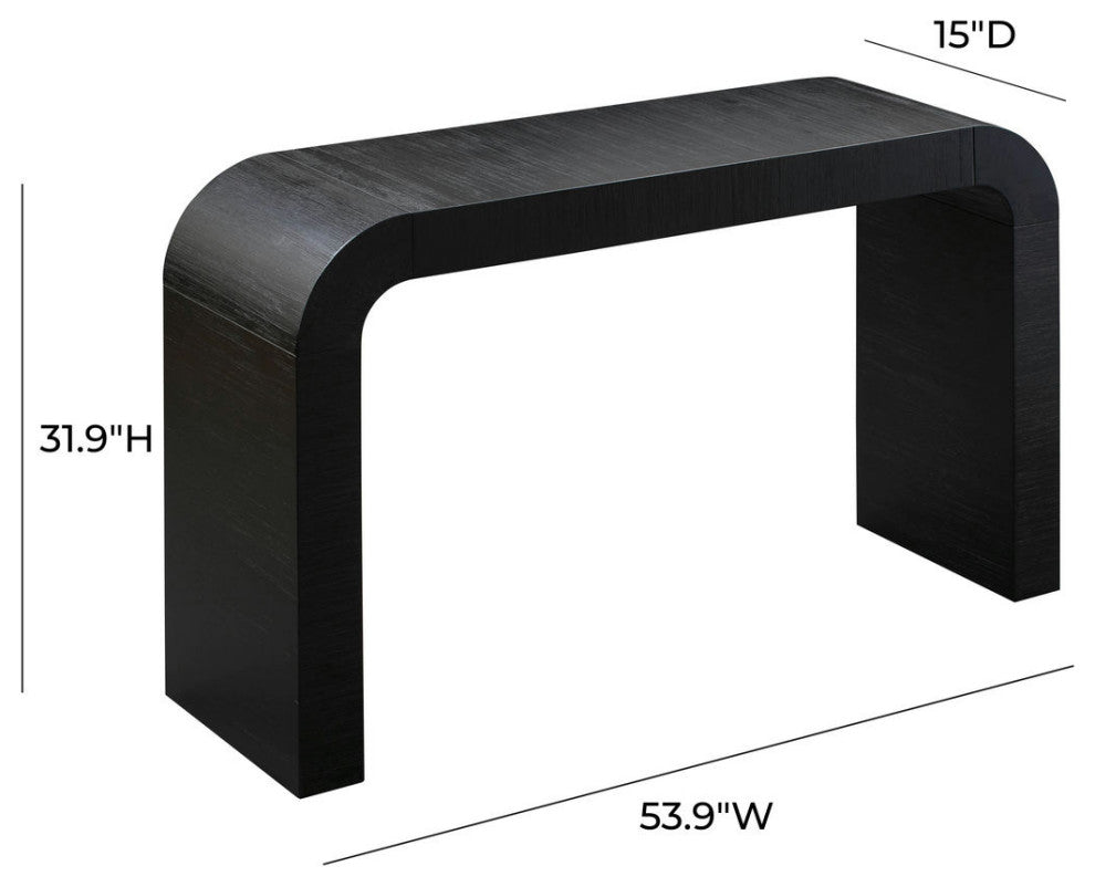 TOV Furniture Hump Black Console Table