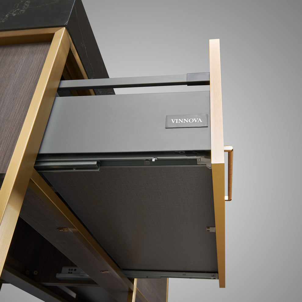 Segovia Bath Vanity with Sintered Stone Top, Suleiman Oak, 72", No Mirror