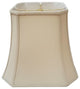 Royal Designs Square Cut Corner Basic Lampshade, Antique Gold, Beige, 11x17x15