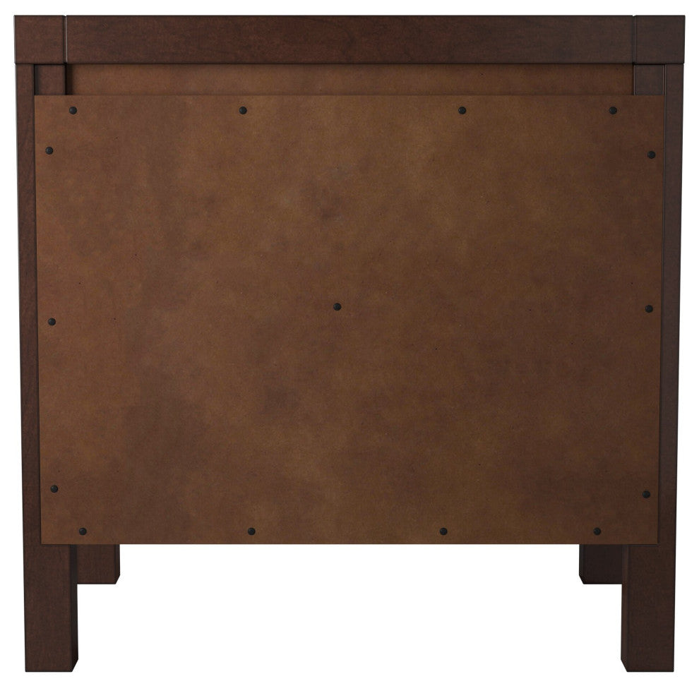 Carmel 2 Drawer Nightstand, Cappuccino