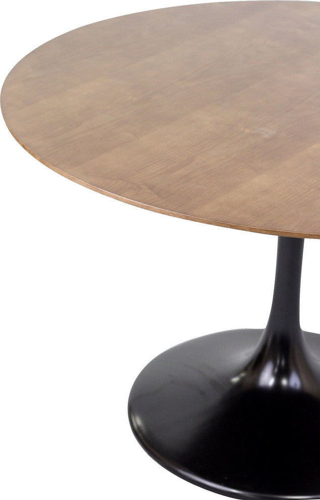 Modern Contemporary Kitchen 48" Wood Dining Table Black