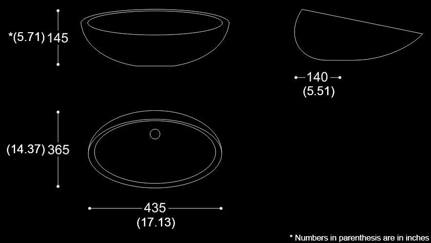 Kool Modern Sink, Gold