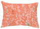 Flower Bell 14"x20" Floral Decorative Outdoor Pillow, Orange
