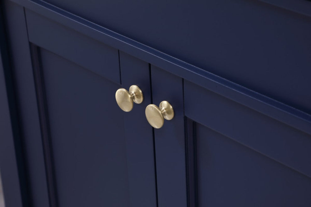 Home Living 21" Transitional Blue-Light Bathroom Vanity