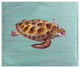 Betsy Drake Green Sea Turtle Fleece Throw