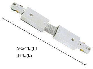 Jesco Hflxjbk H-System Flexible Connector With Powerfeed, Black