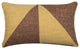 "Bello" Brown Jacquard Oblong Pillow Cover