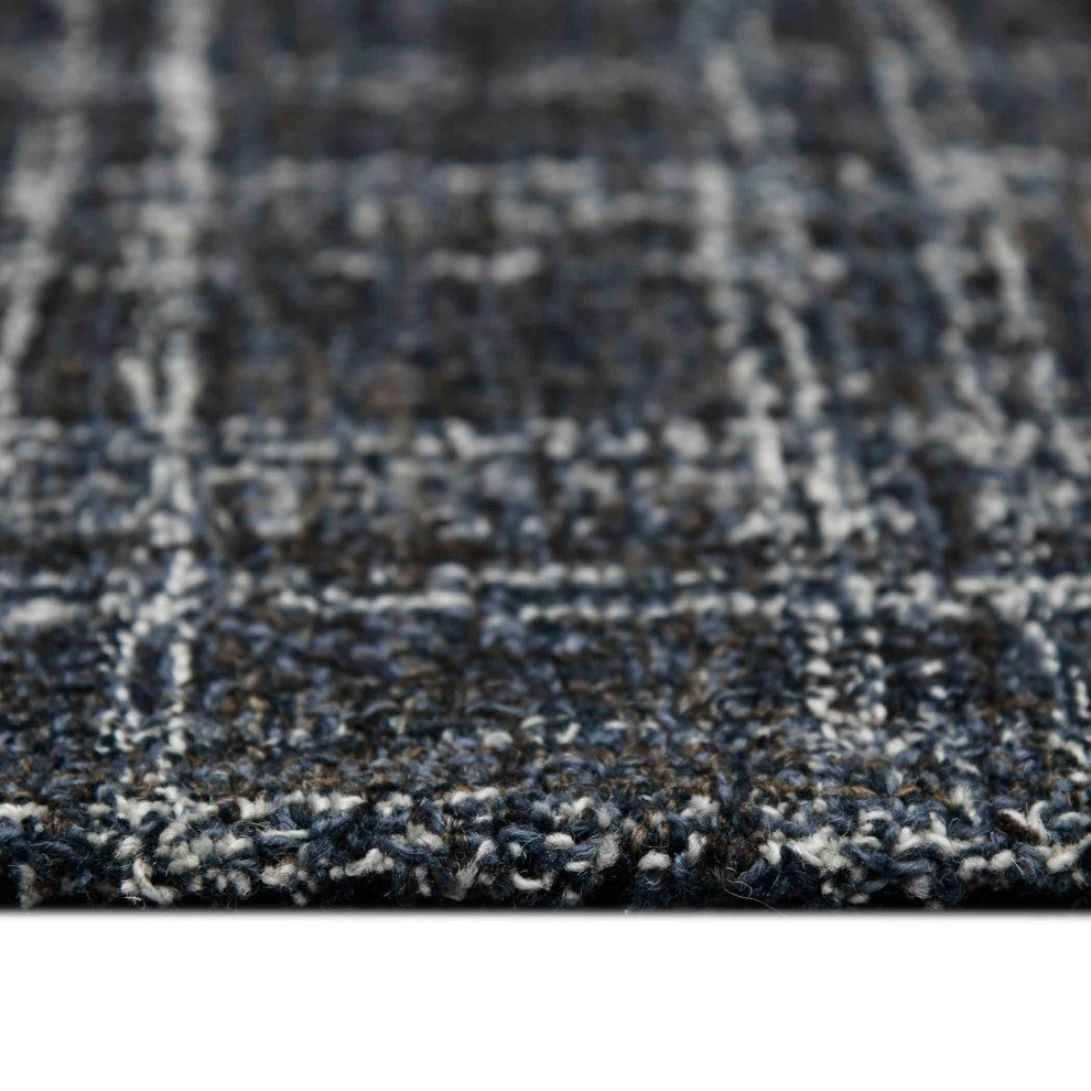 Laurel Turlen Area Rug, Dark Gray, 2' x 3', Plaid