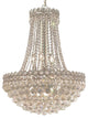 Elegant Century Dining Room Light, Chrome Finish With Royal Cut Crystal