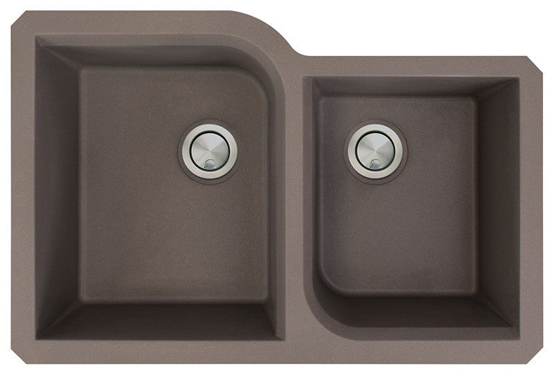 Transolid Radius Granite 31-in Undermount Kitchen Sink