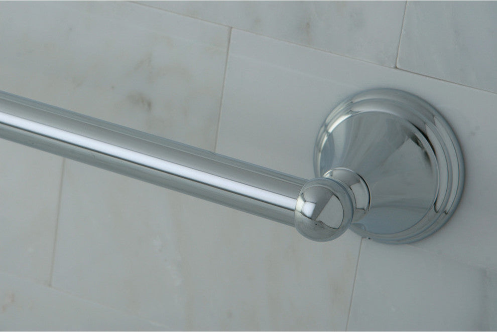 Kingston Brass 24" Towel Bar, Polished Chrome