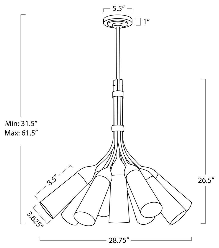 Mousseaux Chandelier
