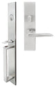 Ecco Lever, Mortise Entry Handleset, Right Hand Reverse, Satin Stainless Steel