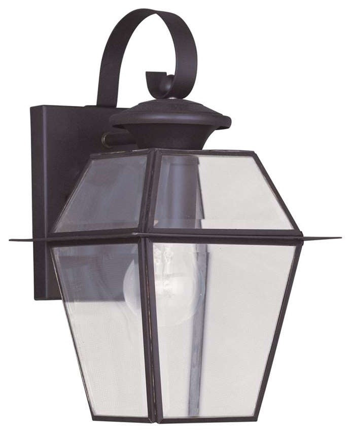 Westover Outdoor Wall Lantern, Bronze