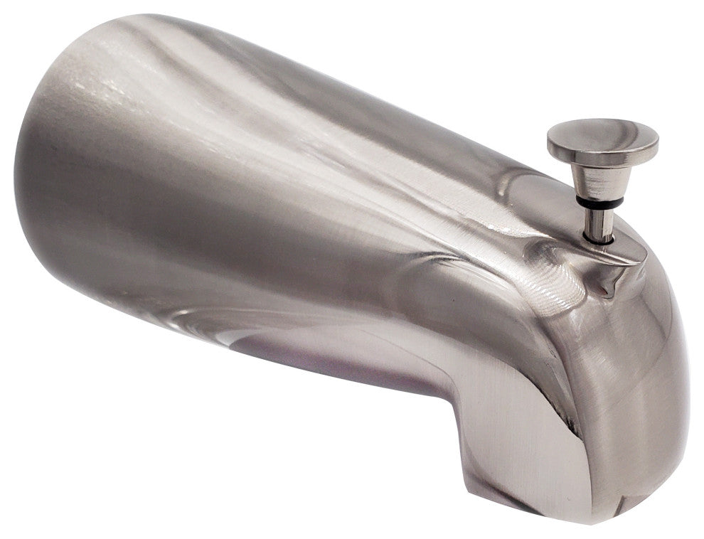 Nose Diverter 5.5" Tub Spout In Satin Nickel