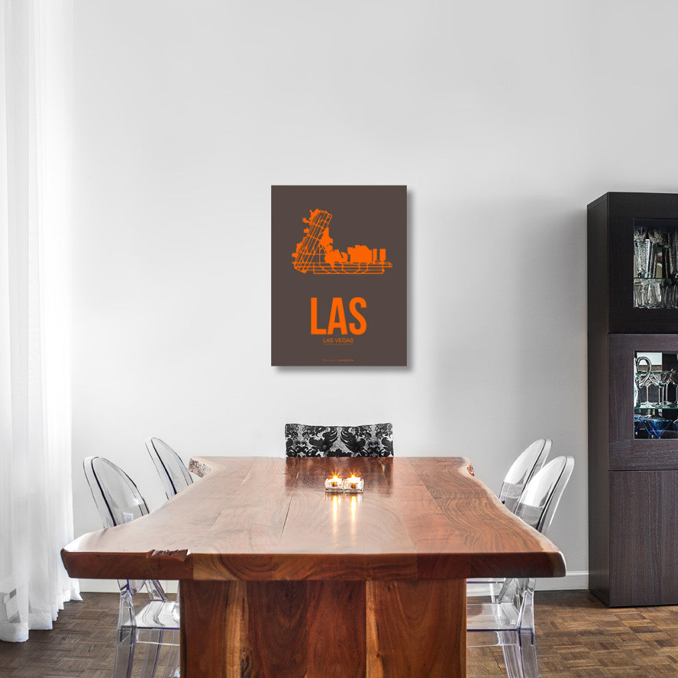 "LAS Las Vegas Poster 1" Fine Art Print