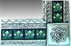Small 3-Lily Tile Talavera Tin Mirror