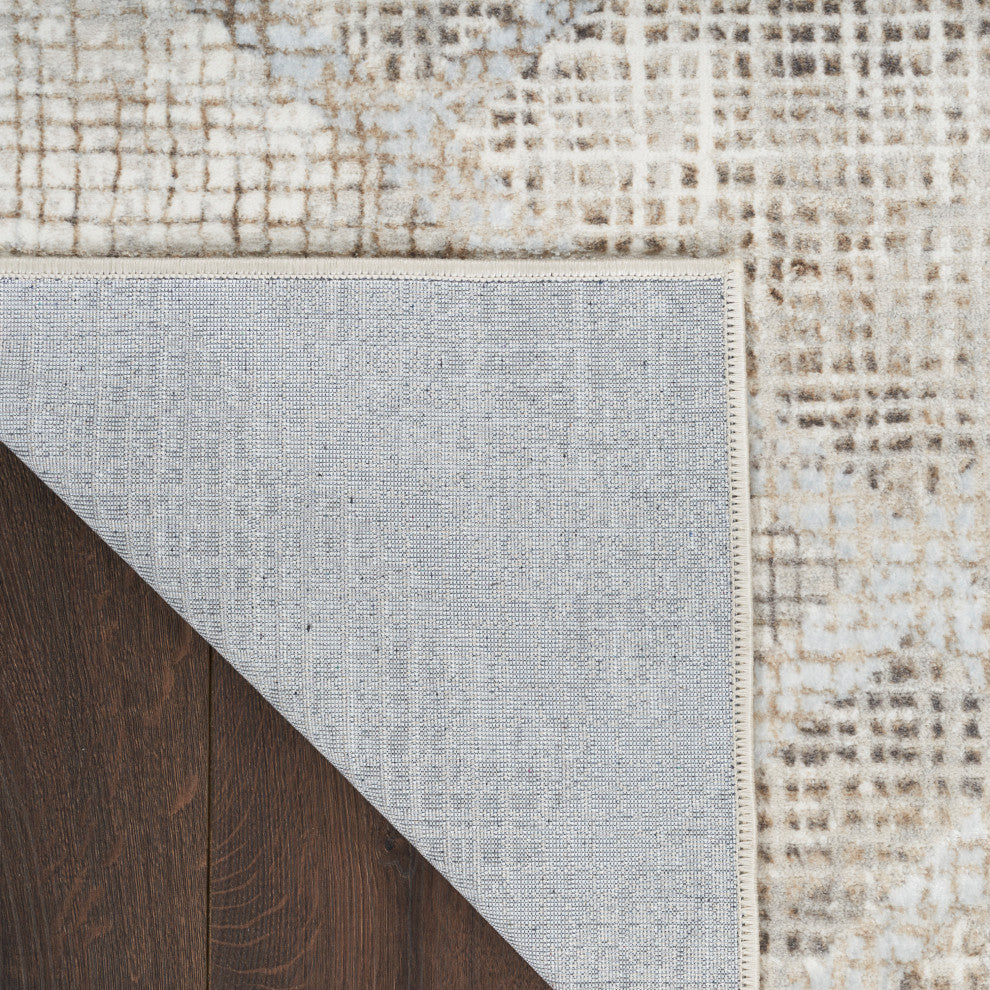 Nourison  Iliana 3'11"x5'11" Gray Modern Indoor Area Rug