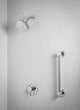 Moen, Shower Valve Trim, Chrome, 7"x16"x7"