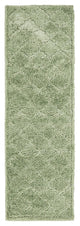 Unique Loom Green Traditional Trellis Shag 2' 0 x 6' 7 Runner Rug