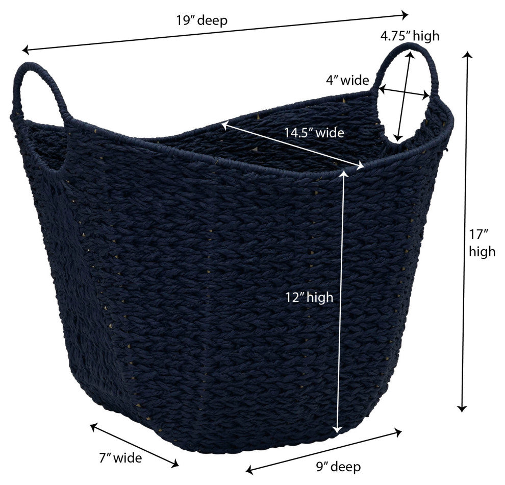Paper Rope Basket With Handles