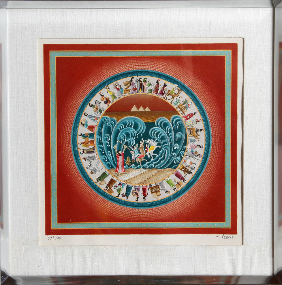 "Moses Parting The Sea" Artwork