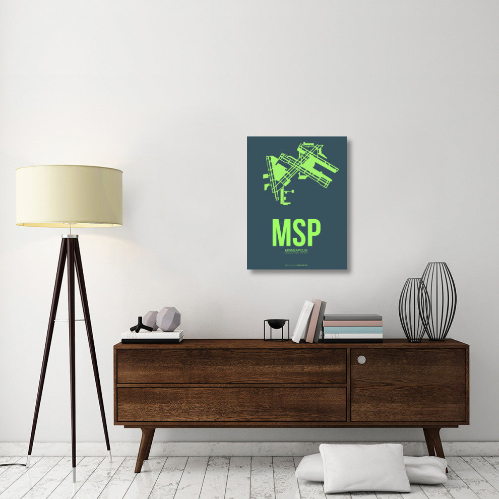"MSP Minneapolis Poster 2" Fine Art Print