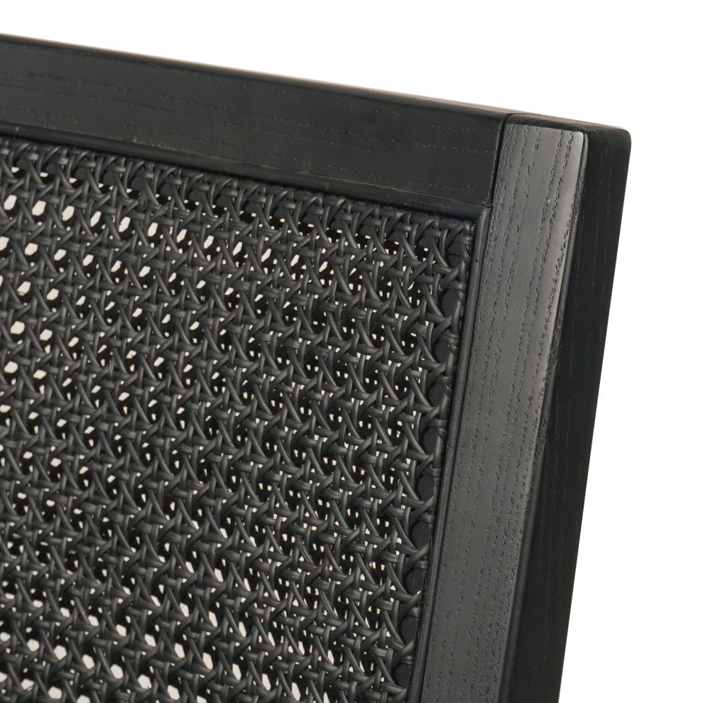 Antonia Armless Dining Chair-Black