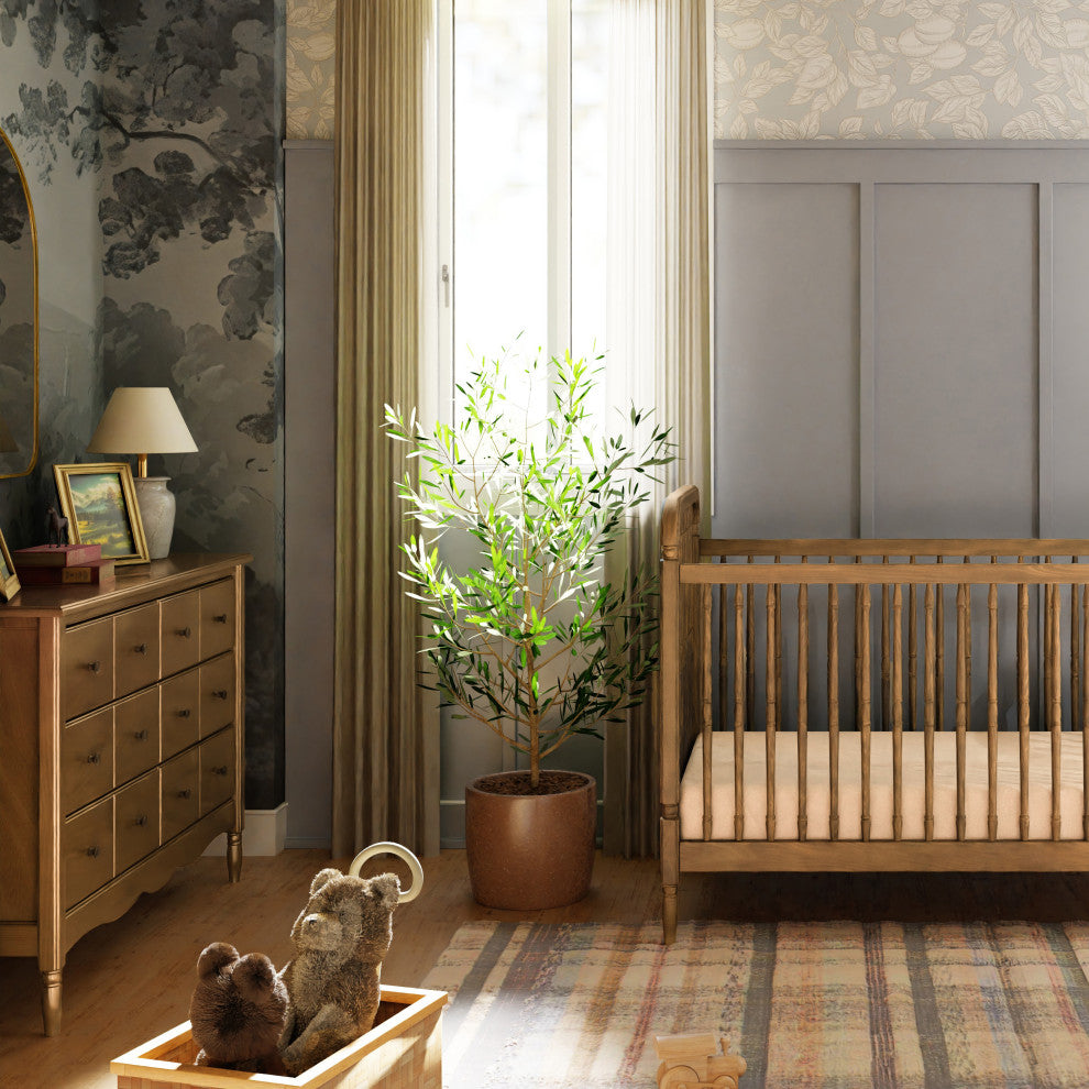 Liberty 6-Drawer Assembled Dresser, Natural Walnut