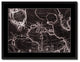 North East Canada & Greenland Vintage Vivid Sepia Map Canvas, 28"x37"