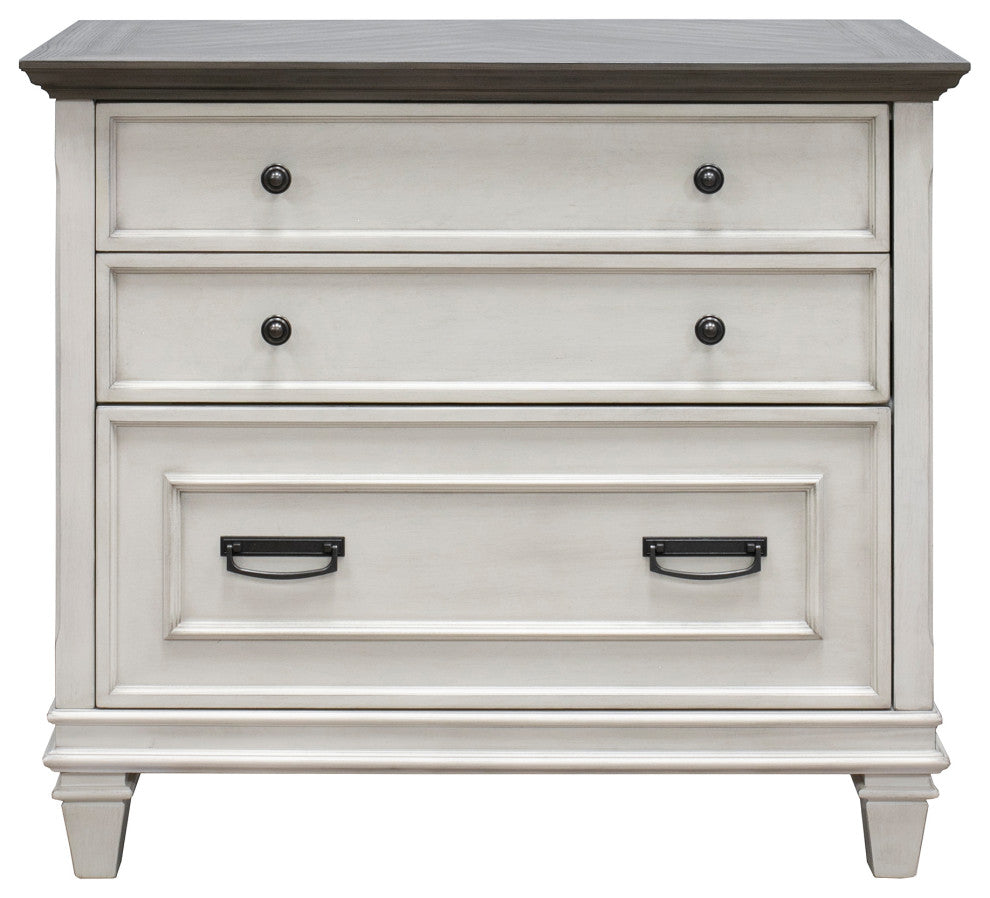 Martin Furniture Hartford Lateral File Cabinet, White