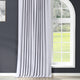 Fog Gray Extrawide Room Darkening Curtain, 100"x108"