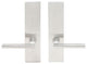 Sunrise Lever, Full Dummy Tubular Pair, Right Hand, Satin Stainless Steel