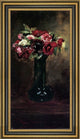 Julian Alden Weir Still Life with Flowers Framed Premium Canvas Print, 15"x30"