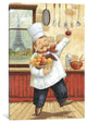 "Happy Chef I" by Daphne Brissonnet, Canvas Print, 26"x18"