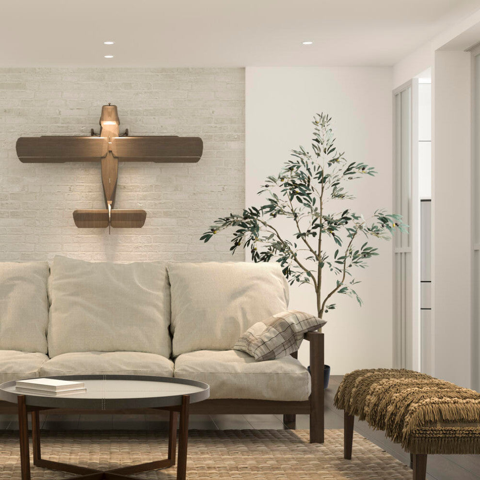 Vickerman Potted Olive Tree, 6'