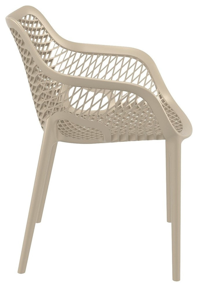 Compamia Air Dining Armchair, Set of 2, Taupe