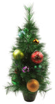 Unlit Multi Balls Decorated Tree 40 Tips, 24"