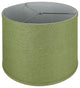 French Drum Burlap Lampshade, 14"x16"x11", Khaki Green