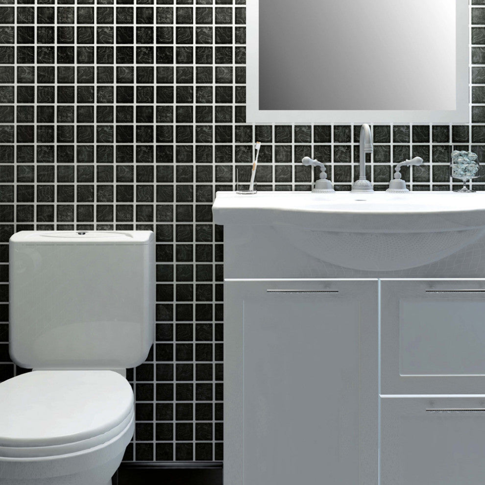 Resort Storm Black Porcelain Floor and Wall Tile